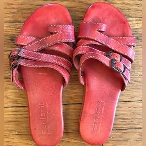 Bed Stu Hilda Sandals in Red